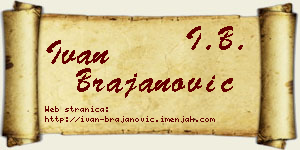 Ivan Brajanović vizit kartica
